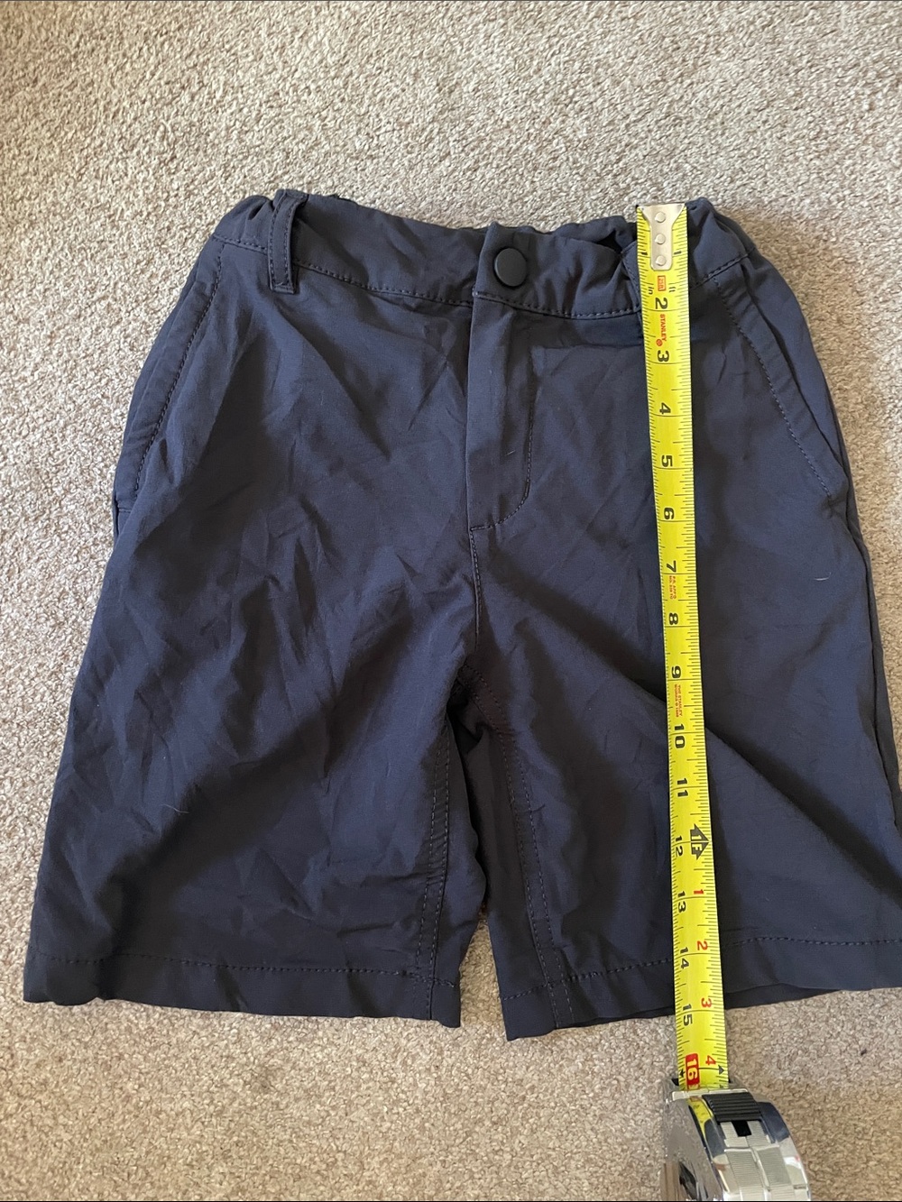 all in motion Navy Elastic-Waist Kids Shorts